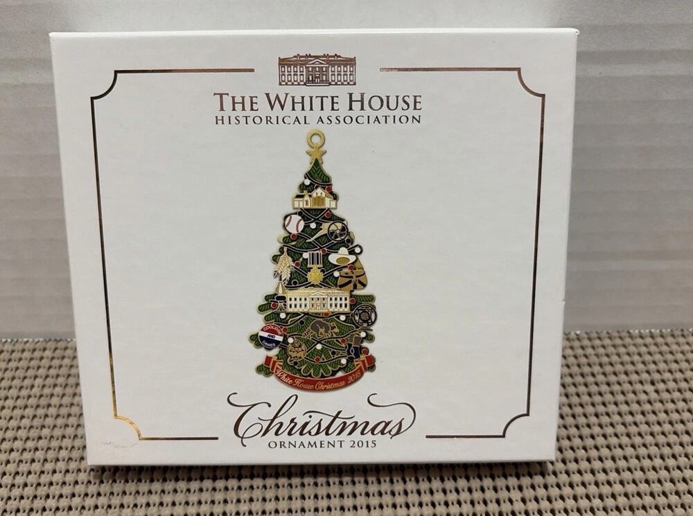 White House Historical Calvin Coolidge National Christmas Tree Ornament 2015